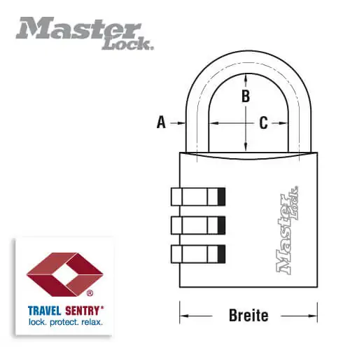2 TSA Vorhängeschlösser 4695 – Bild 3