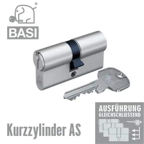 Kurzzylinder Basi AS