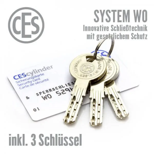 CES WO Schließzylinder – Bild 2