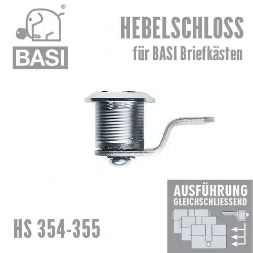 Hebelschloss für Briefkästen