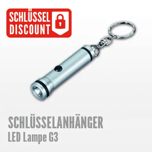 LED Lampe G3 Schlüsselanhänger