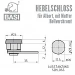 BASI HS 325 Hebelschloss für Albert – Bild 2