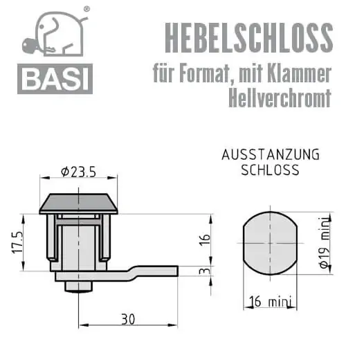Hebelschloss HS 326 – Bild 2