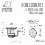 BASI HS 329 Hebelschloss für RENZ – Bild 2