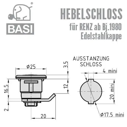 Hebelschloss HS 330 – Bild 2