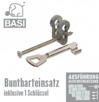 BASI PZ-Einsteckschlösser für Einsteckschlösser mit Profilzylinderlochung