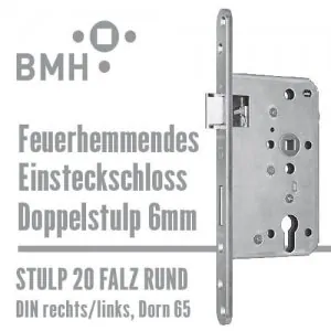 Feuerhemmendes Einsteckschloss mit Doppelstulp