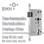 BMH Feuerhemmendes Einsteckschloss für Feuerschutztüren