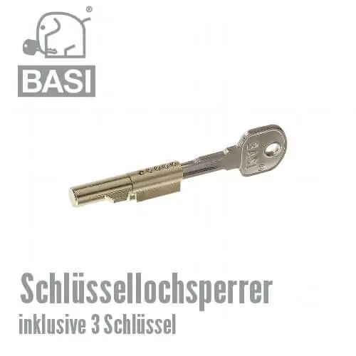 BASI Schlüssellochsperrer für Buntbartschlösser