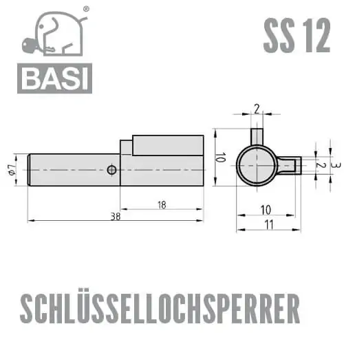 BASI Schlüssellochsperrer SS 12 – Bild 2