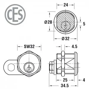 CES DU Hebelschloss Maß