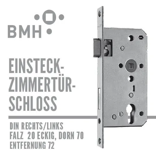 Zimmertürschloss von BMH