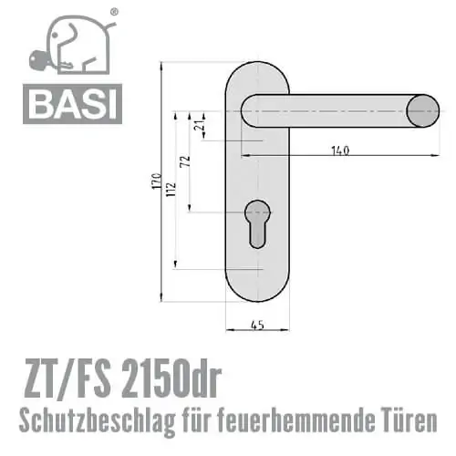 ZT/FS 2150 FS-Drücker-Beschlag – Bild 3