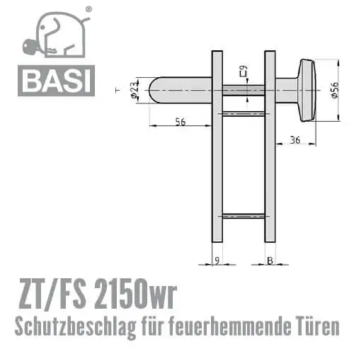 Schutzbeschlag ZT/FS 2150w – Bild 3