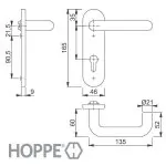 Hoppe Paris FS-Kurzschild-Wechsel-Garnitur – Bild 3