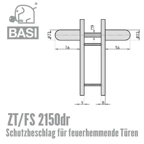 ZT/FS 2150 FS-Drücker-Beschlag – Bild 4