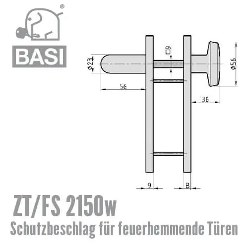 BASI Schutzbeschlag ZT/FS 2150w – Bild 3