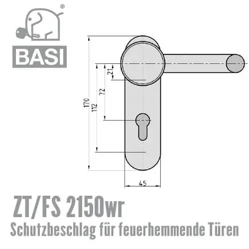 Schutzbeschlag ZT/FS 2150w – Bild 4