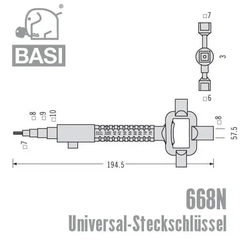 Universal-Steckschlüssel 668N – Bild 2