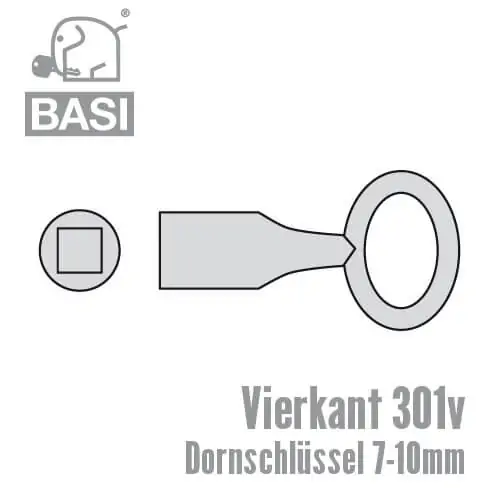 Vierkant Dornschlüssel – Bild 2