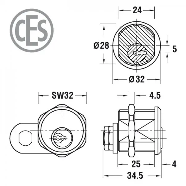 CES RHM Hebelzylinder 5558 – Bild 2