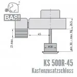 Kastenzusatzschloss KS 500 R – Bild 3