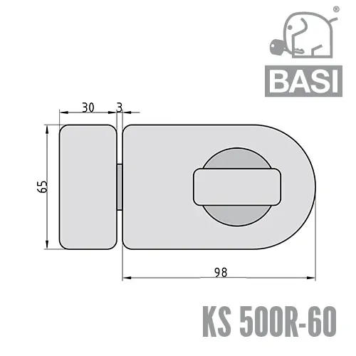 Kastenzusatzschloss KS 500 R – Bild 4
