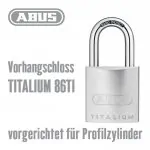 ABUS Vorhängeschloss 86TI