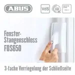 Fenster-Stangenschloss