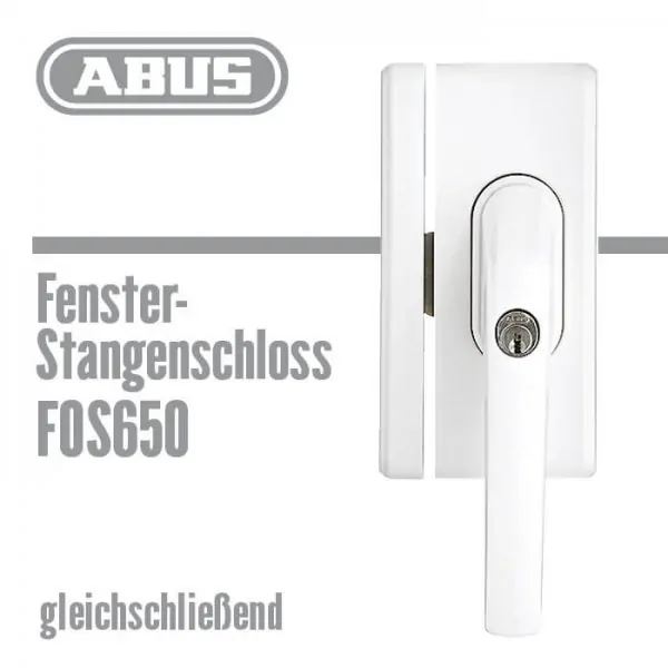 ABUS FOS650 Fenster-Stangenschloss – Bild 4
