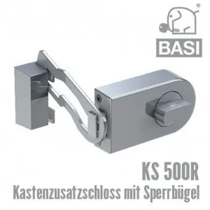 BASI Kastenzusatzschloss KS500R mit Sperrbügel