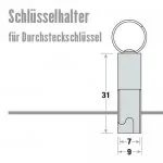 Schlüsselhalter für Durchsteckschlüssel – Bild 2