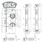 Einsteckschloss stumpf 24-55/72 – Bild 2