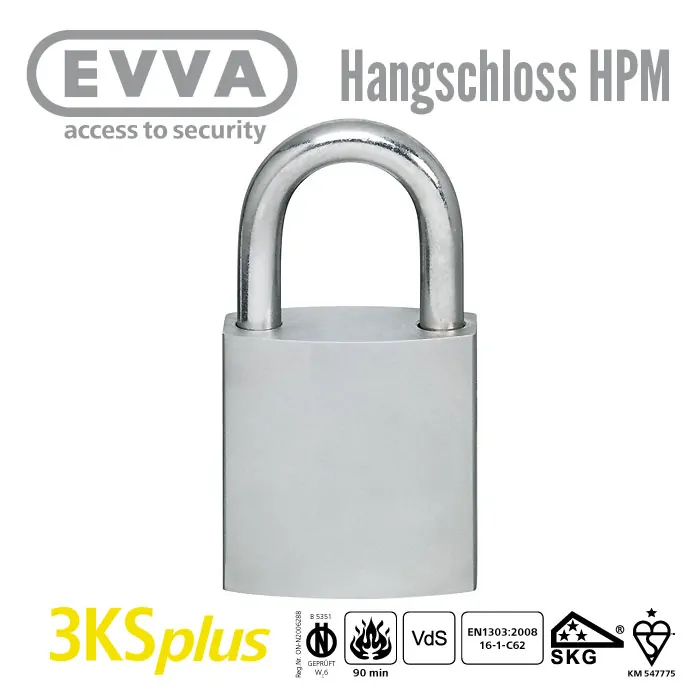 EVVA 3KS+ Vorhängeschloss – Bild 1