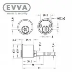 EVVA MCS Außenzylinder AZG – Bild 2