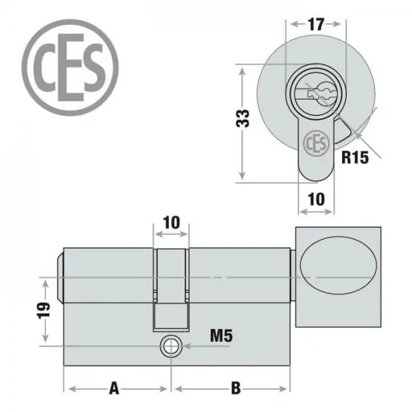 CES RHM Knaufzylinder – Bild 2