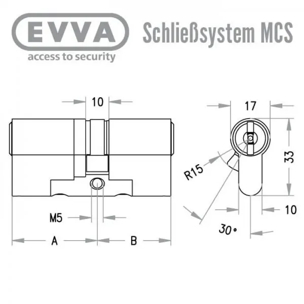 EVVA MCS Schließzylinder – Bild 2