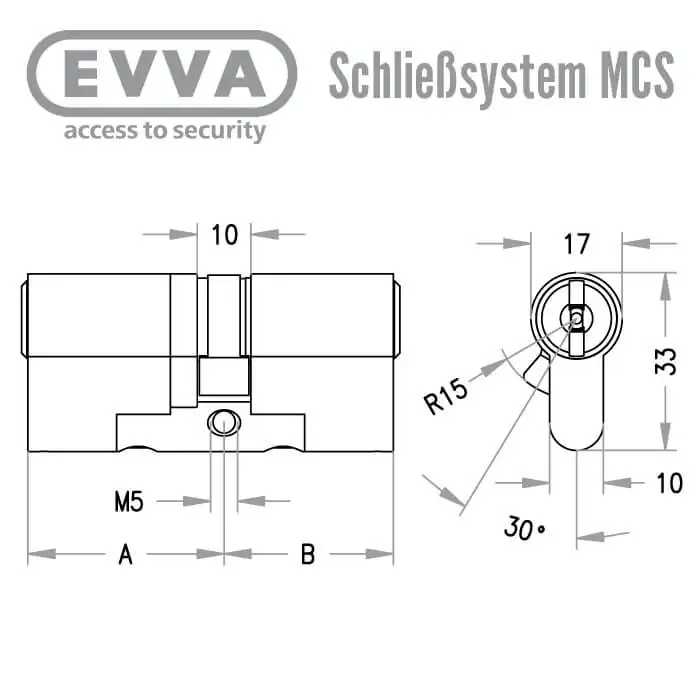 EVVA MCS Schließzylinder – Bild 2