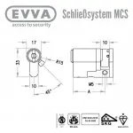 EVVA MCS Halbzylinder – Bild 2