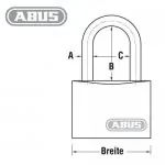 ABUS 158 Zahlenschloss – Bild 2