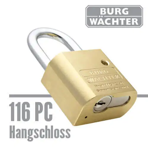 Vorhängeschloss für Halbzylinder