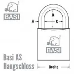 Vorhängeschloss Basi AS – Bild 2