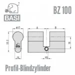 Blindzylinder BZ100 – Bild 2