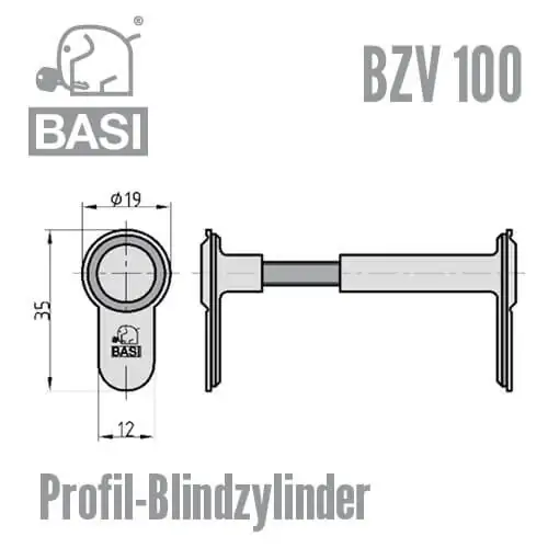 BZV100 Blindzylinder Variabel – Bild 2