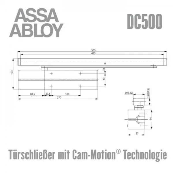 ASSA ABLOY Türschließer DC500 – Bild 2