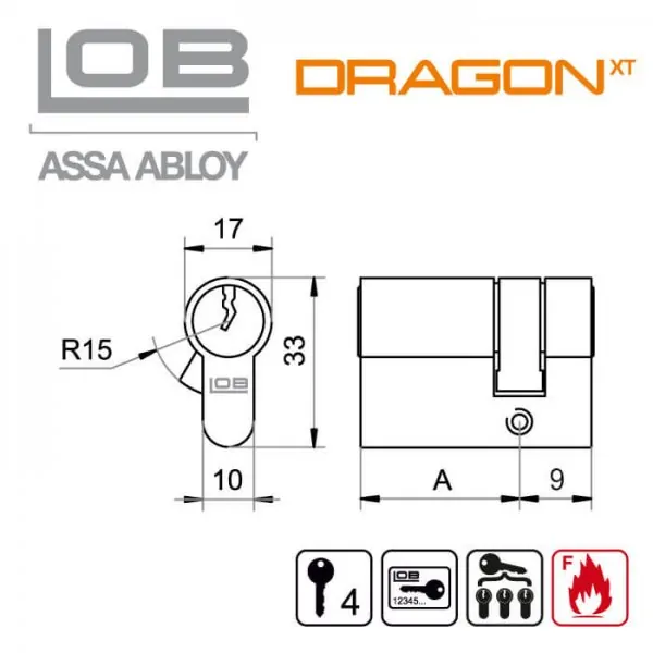 Dragon XT Halbzylinder – Bild 2