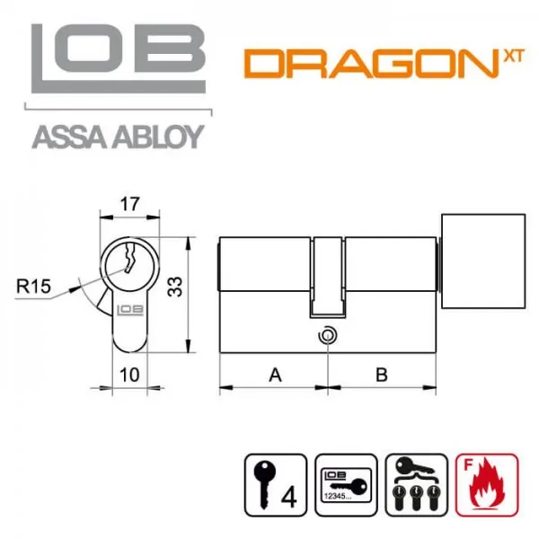 Dragon XT Knaufzylinder – Bild 2