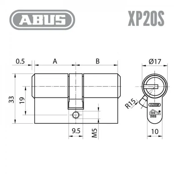 ABUS XP20S Schließzylinder – Bild 2