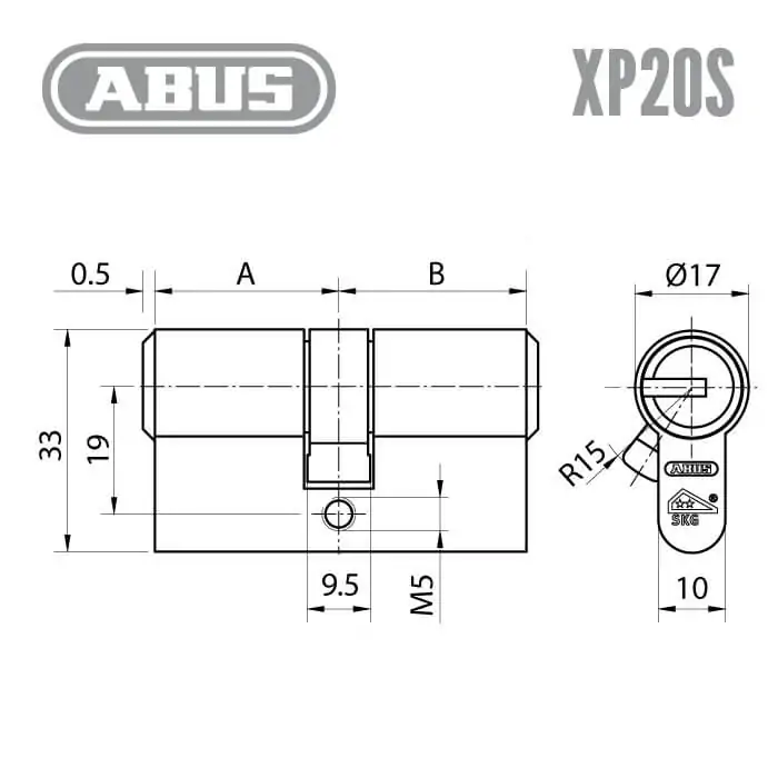 ABUS XP20S Schließzylinder – Bild 2