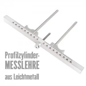 Profilzylinder-Messlehre